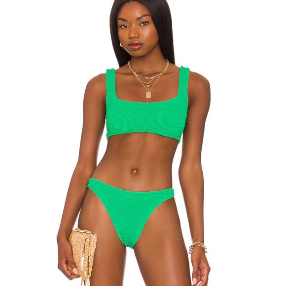 Hunza G Xandra Bikini Set in Emerald - Picture 4 of 5